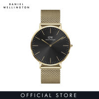 Daniel Wellington Classic 40mm Evegold Gold Onyx Dial Watch for men - Stainless Steel watch strap - DW official - Mens watch - Male watch - Black dial - Authentic นาฬิกา นาฬิกาผู้ชาย