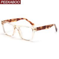 {Paopao glasses} จ๊ะเอ๋ผู้ชาย39; S สแควร์แว่นตาสำหรับผู้หญิงสีน้ำตาลสีดำสีเทาอะซิเตทออปติคอลแว่นตากรอบ Tr90ล้างเลนส์สไตล์เกาหลี U Nisex