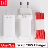 【มีในสต็อก】ตัวชาร์จ OnePlus Patrol N10 8 8T 7T Pro Warp Charger 5V6A 30W อะแดปเตอร์ติดผนังเร็ว EU US อะแดปเตอร์ชาร์จเร็วพร้อมสายแดช Type-C สำหรับ One Plus 1 + 8 8T 7 7T Pro 6 6T 5T 5เต็ม N10 N100