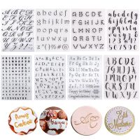 ☊► Cake Decorating Tool Alphabet Fondant Cake Stamp Silicone Mold Letters Biscuit Fondant Mold Christmas Baking Tool Embosser Stamp