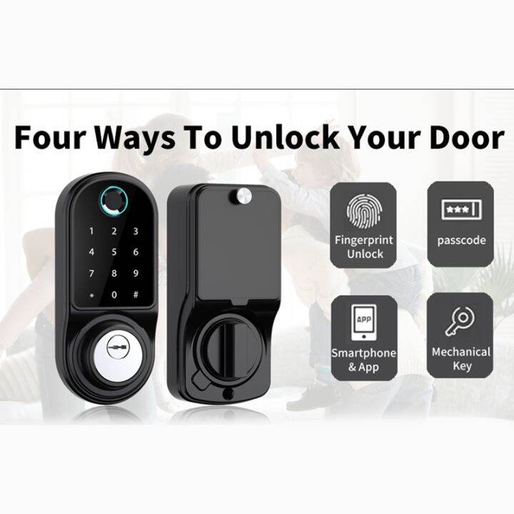 smart-door-lock-automatic-lock-tuya-app-remote-opening-support-fingerprint-password-mobile-app-bluetooth-key-unlock