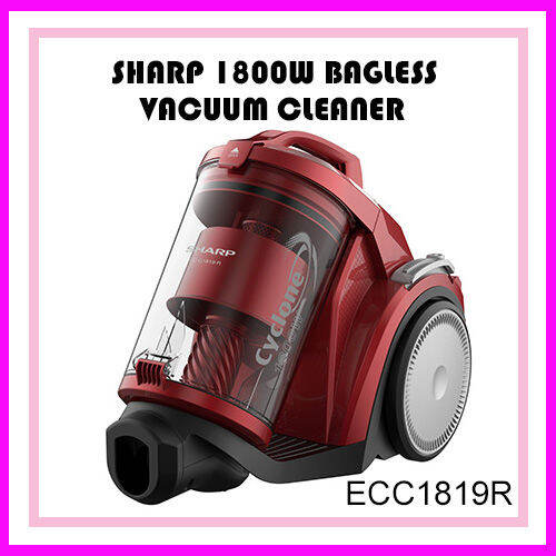SHARP 1800W BAGLESS VACUUM CLEANER WITH CYCLONE FUNCTION ECC1819R Lazada