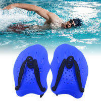 [Newkits] 1คู่ Hand Paddle ทนทาน Anti Slip Swim Training Paddles ว่ายน้ำ Assistant Hand Fins สำหรับวัยรุ่นเริ่มต้น Silver