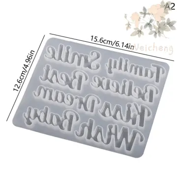 Silicone Letter Molds Epoxy Resin