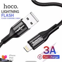 spot ✌Hoco X2Max Data Cable สายชาร์จแบบถัก 3A mAh สายชาร์จ IphoneIpad USB 1เมตร2เมตร (แท้100)✳