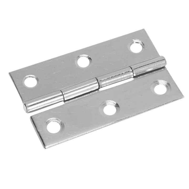 2-5-inches-long-6-mounting-holes-stainless-steel-butt-hinges-20-pcs-pack-of-20