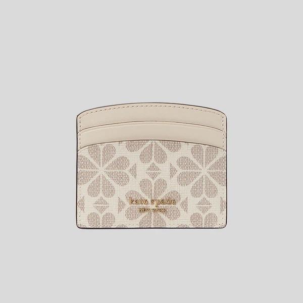 Original Kate Spade Spade Flower Coated Canvas Cardholder Lazada PH