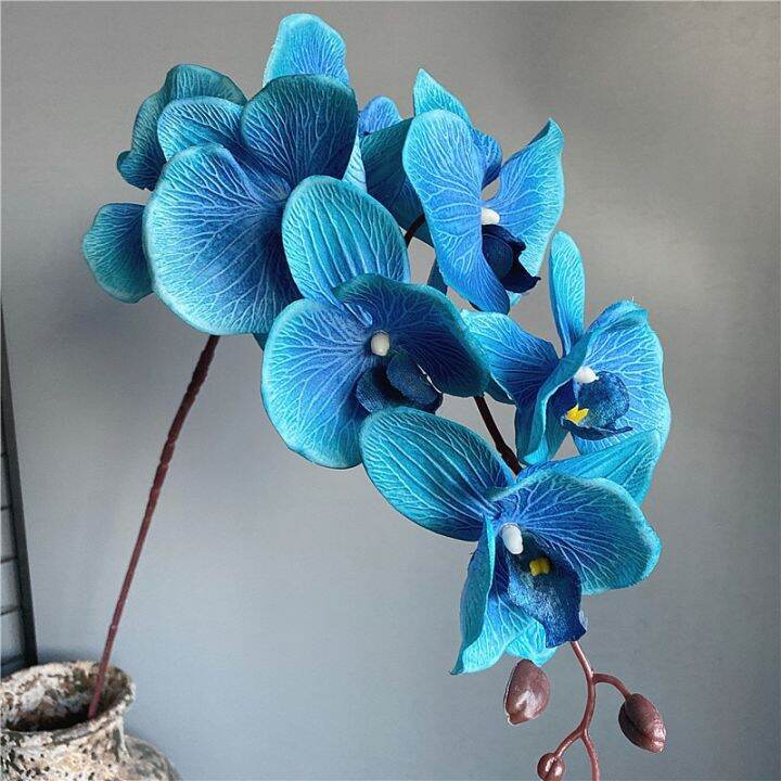 dt-hot-large-black-butterfly-orchid-branch-artificial-flower-home-decoration-special-flores-silk-fake-flower-party-suppliesth