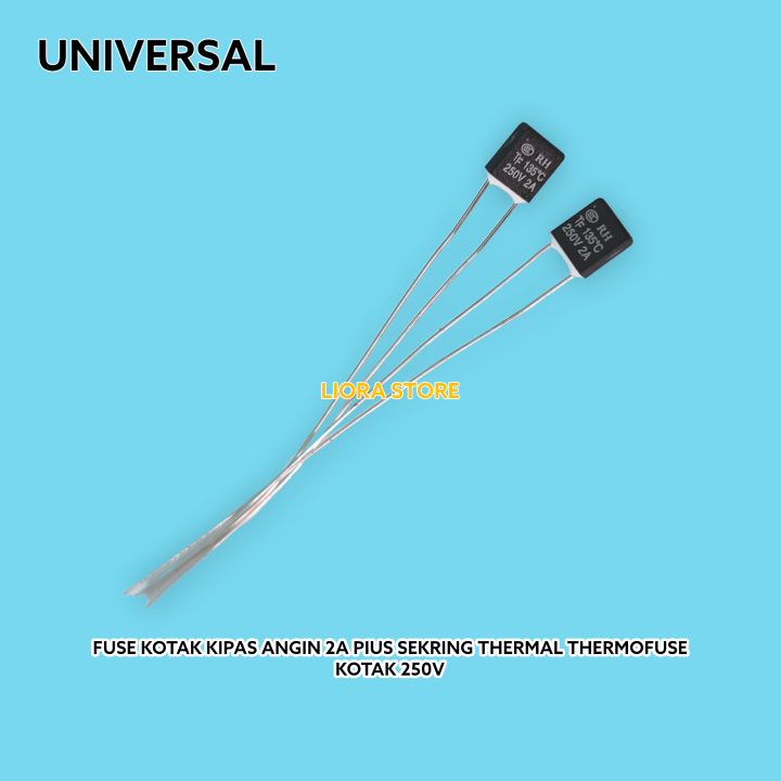 FUSE KOTAK KIPAS ANGIN 2A PIUS SEKRING THERMAL THERMOFUSE KOTAK 250V ...