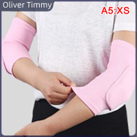 Oliver Timmy แผ่นปลอกแขนยืดหยุ่น2ชิ้น,แผ่นฟองน้ำหนาป้องกันข้อเข่าป้องกันสำหรับออกกำลังกายบาสเกตบอลแผ่นปลอกแขนกีฬาวอลเลย์บอลสำหรับเด็กผู้ใหญ่