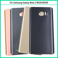 Untuk SAM N920 Galaxy Note 5 N920F Bateri Belakang Panel Kaca 3D Note5 Belakang Pintu Bateri Perumahan Kesganti