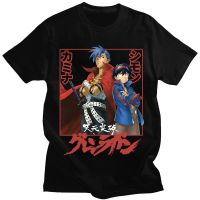 Anime Tengen Toppa Gurren Lagann Simon Kamina Print Tshirt Mens Tees Hop Gildan Spot 100% Cotton