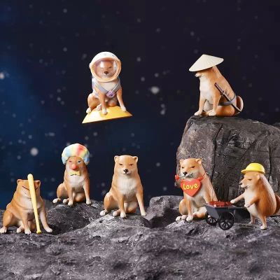 hot！【DT】◕✗∈  Cheems Dog Anime Figure Desktop Ornaments Collection Real Shot