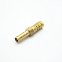 4mm 5mm 6mm 8mm 10mm 12mm 14mm 16mm 18mm 20mm 2 Way Straight Hose Barb Brass Pipe Fitting Reducer Coupler Connector