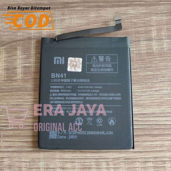 batre redmi note 4x mediatek