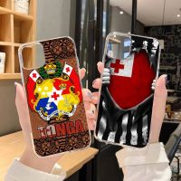 Sila Tonga Flag Phone Case For iPhone 11 12 Mini 13 Pro XS Max X 8 7 6s Plus 5 SE XR Transparent Shell