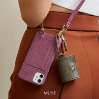 เคสโทรศัพท์ ( MMEGA80 ลดเพิ่ม 80.-) MUSE Strap Card Holder Phone Case WARM TONE (11/11Pro/11Pro Max) เคสโทรศัพท์สวยๆ เคสมือถือสวยๆ