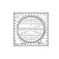 Template Geometric Multifunctional Ruler Drawing Ruler Circle Maker Drawing Template