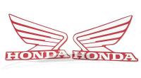 Sticker Honda มีปีก เครื่องหมายปีกนก ข้าง ซ้าย ขวา สีแดง MSX Honda สติ๊กเกอร์ ฮอนด้า สติ๊กเกอร์ปีกนกฮอนด้า ขนาด 85 มม ของแท้