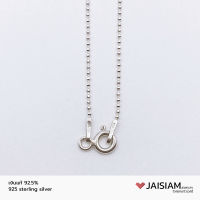 JaisiamJewelry สร้อยคอเงินแท้ ผู้หญิง เส้นเล็ก ยาว17นิ้ว WSN-23