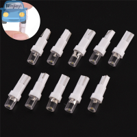 Ninjiayi 10pcs 12V T5 37 74 70 LED Car Dash BOARD หลอดไฟหลอดไฟสีขาวร้อน