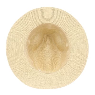 หมวกฟางทรงปานามาเป็นธรรมชาติใหม่สำหรับฤดูร้อนผู้หญิง/ผู้ชายปีกกว้างหมวกกันแดดสไตล์ชายหาดป้องกันรังสียูวีหมวกสักหลาด?