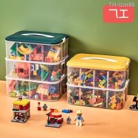 ?‍? คอลเลกชันมหัศจรรย์ กล่องเก็บของเล่นขนาดใหญ่ บล็อกตัวต่อสำหรับเด็ก กล่องเก็บของเลโก้ กล่องเก็บของแบบใสพร้อมฝาปิด