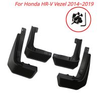 แผ่นบังโคลนรถยนต์สำหรับ Honda HR-V Vezel 2014 ~ 2019 HRV HR V 2015 2016 2017 2018ป้องกันที่กันโคลนติดรถยนต์ที่ปัดโคลนแผ่นบังโคลนรถตกแต่งรถยนต์