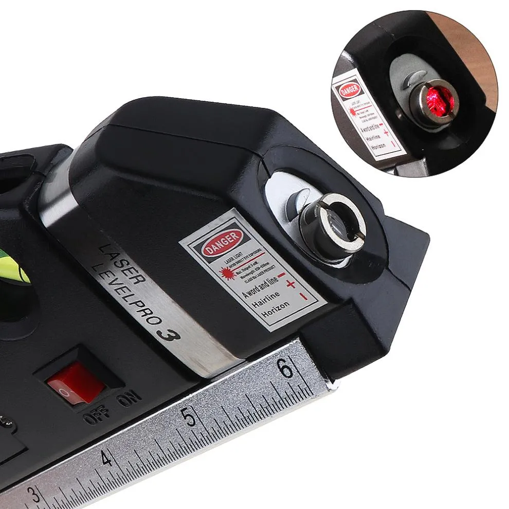 Multipurpose Laser Level laser measure Line 8ft+ Measurement Tape Ruler  Adjusted | Lazada