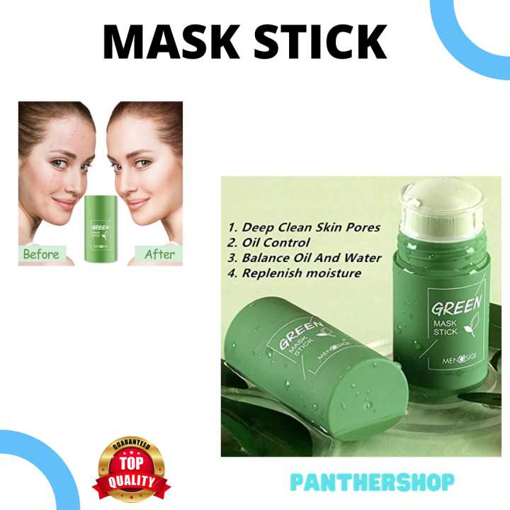 Green Tea Mask Stick Deep Clean Oil Control Moisturizing Hydrating Acne