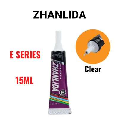 Zhanlida E 15ML Clear Contact DIY Adhesive Universal Repair Glue With Precision Applicator Tip Adhesives Tape