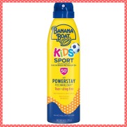 Chai xịt dễ sử dụng Kem chống nắng cho bé Banana Boat Kids SPF 50 chai