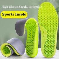 ﹍ New Sports Insole Shock-Absorbing Soft Breathable Sweat-wicking Deodorant Shoe Inserts Anti-slip Template for Men Women Insoles