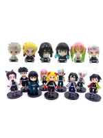 New Anime Demon Slayer Kimetsu no Yaiba Kamado Action Figure Agatsuma Zenitsu Nezuk PVC Model Toy Set for Boys Girls