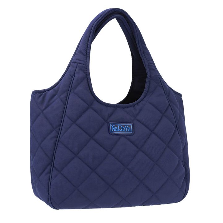 free-shipping-naraya-กระเป๋าถือ-nylon-bag-สีน้ำเงิน-ทรงสวย-สีทันสมัย-ถือไปไหนก็ไม่ซ้ำ