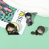 Harry Potter Brooch Pin Princess Pin Anime Backpack Lapel Enamel Jewelry Alice Badge Gift for Students Fashion Brooches Pins