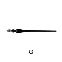 ปากกาหมึกซึมหยดแก้วแก้วสไตล์วินเทจจุ่มจุ่มปากกาเซ็นชื่อเติมหมึกปากกาหมึกซึม S พร้อมปากกากล่องของขวัญปากกาจุ่มลงปากกาคริสตัล