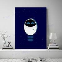 Eve Minimal Poster Abstract Art Prints Robot Wall-E Vintage Canvas Painting Suitable for Kids Room Walls Home Decor Nordic Pictu