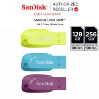 แฟลชไดร์ฟ flash drive แฟลชไดร์ฟ usb SanDisk Ultra Shift USB 3.2 Gen1 Flash Drive (SDCZ410 EP BB CO) 128GB 256GB