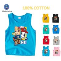 สินค้าแนะนำ - พร้อมส่ง Paw Patrol เสื้อกล้ามเด็กผู้ชาย เด็กผู้หญิง ชุดเด็กผู้ชาย 100% COTTON  แขนกุด เสื้อผ้าเด็กผู้ชาย เสื้อกล้าม เด็กแรกเกิด