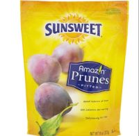 SUNSWEET GOLD LABEL AMAZIN PRUNES PITTED 227 G.