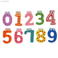 ✗┅✉ 1Set Number 0-9 Cartoon Wooden Number Children 39;s Early Education Supplies Fridge Magnet