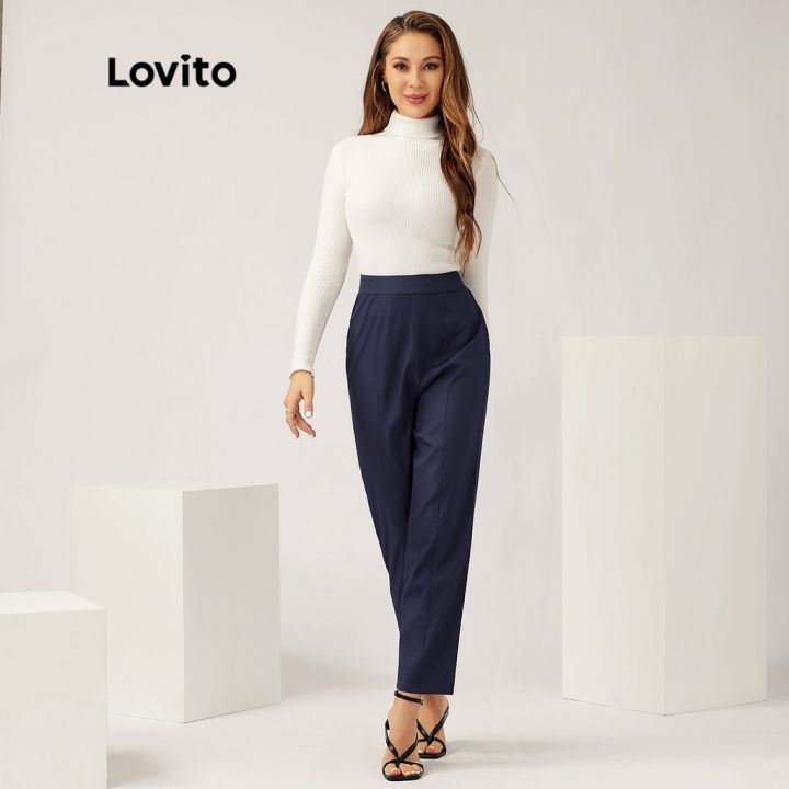lovito-elegant-pants-plain-high-waist-straight-legs-l21lt149-navy-blue