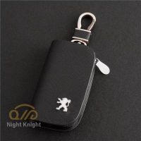 Peugeot ของแท้หนังแพ็คสำหรับ301 308 408 508 2008 308S 3008 4008 5008 307 Keyless Remote Key Holder กรณี