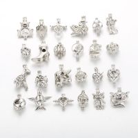 10PCS/Lot Mixed Locket Necklaces Diffuser Necklace Pendant Perfume Aromatherapy