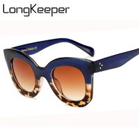 【ขาย Well】 LongKeeper แมวตาวินเทจแว่นกันแดดผู้หญิง2020แฟชั่นเสือดาวอาทิตย์แว่นตาผู้หญิงเซ็กซี่ Eyewears UV400แว่นตาแว่นตารูปไข่