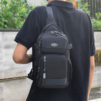 QianXing Shop Fashion Large Capacity Shoulder Bag Mens Casual Outdoor Travel Messenger Bag Multifunctional Waterproof Large Chest Bag