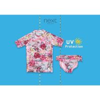 ✅ [10-12Y] Next Floral 2 Pc Swim Set UV Protection ชุดว่ายน้ำ ป้องกันแสงแดด