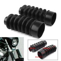 2ชิ้น39มม. สำหรับ Harley Sportster XL883 1200 HARLEY FXD XL SPORTSTER ด้านหน้า Gaiters Gators ยางกันกระแทก