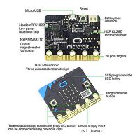 :Bit V1.5 Development Board :Bit Smart Car Kit/Qtruck/Python Education BBC Microbit Programmable Robot for DIY